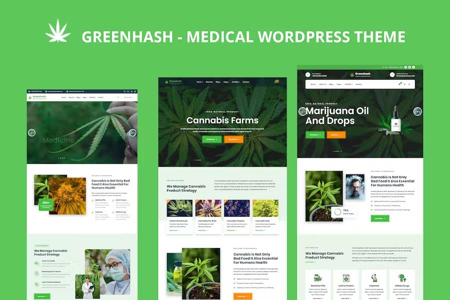 GREENHASH – MEDICAL WORDPRESS THEME
